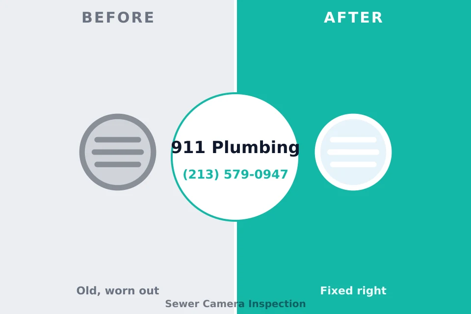 Before and after: plumbing company Bryant, WA